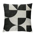 thumbnail image 1 of PIKWEEK Mid-Century Modern Pattern - Black and White Concrete Abstract Art Mid Century Modern ThrowGeometric Minimalist Pillow Covers for Couch Outdoor Decor Multiple specifications, 1 of 5