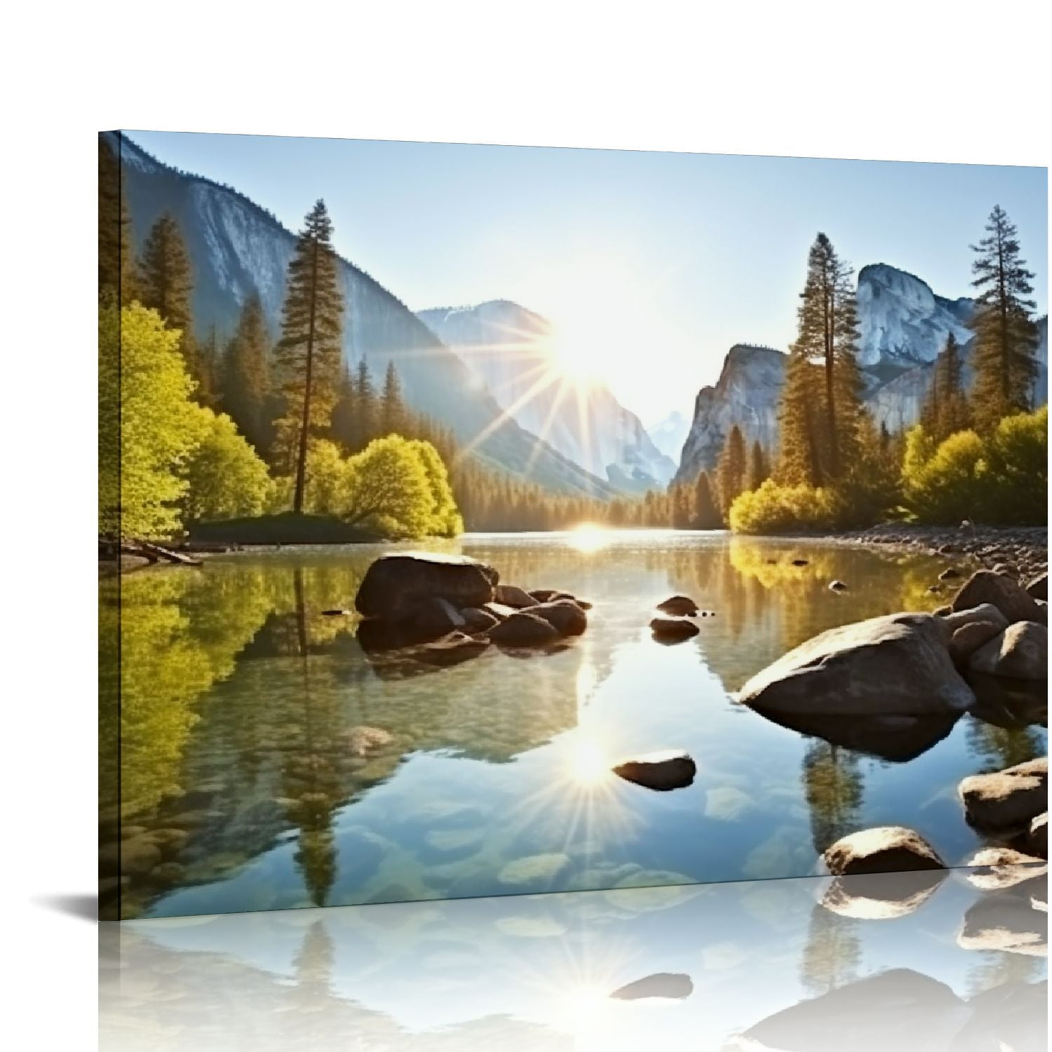 PIKWEEK National Park Canvas Wall Art Mountain Nature Landscape ...