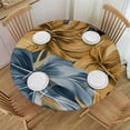 thumbnail image 1 of PIKWEEK Palm Leaves with Lush Branches and Leaves, Tropical Jungle Palm Leaves with Charming Colors Round Tablecloth Waterproof Resistant Fabric White, 1 of 8