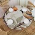 thumbnail image 1 of PIKWEEK  Round Fitted Tablecloth Autumn Birds Tree Branches Table Cloth with Elastic Edged Waterproof Wipeable Round Table Cover for Patio Parties Outdoor Decor, 1 of 7