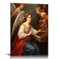 thumbnail image 1 of PIKWEEK ST CECILIA Catholic Patron Saint of Musicians Poster Canvas Wall Art Picture Print Modern Home for Kids Room, Bedroom, Bathroom Room Decor framed 12x16 in, 1 of 4