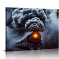 thumbnail image 1 of PIKWEEK  Smokey Train Steam Train Roaming on The Tracks Home Decor Poster Painting Living Room Canvas Art Prints Bedroom Home Kitchen Wall Decorative Posters Prints, 1 of 5