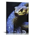 thumbnail image 1 of PIKWEEK  Snake Wall Decor with Cold Blooded Animal Artwork, Modern Canvas Art Prints for Living Room,Bedroom, Bathroom,Office,Hallway, Aesthetic Posters for Wall Deco  16x20 in, 1 of 4