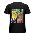 thumbnail image 1 of PIKWEEK SpongeBob SquarePants T-shirt, shirt design art display, T-shirt children's gift casual breathable men, women, boys and girls Black, 1 of 4
