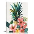 thumbnail image 1 of PIKWEEK Square Canvas Wall Art Abstract Painting,Colorful Pineapple Fruit Pattern Artworks with Framed Ready to Hang Art Painting for Home Office Decor &nbsp;12*16in/16*20in, 1 of 5