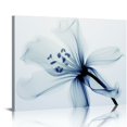 thumbnail image 1 of PIKWEEK - TMP-EAD4157-3248 Tempered Glass Blue Flower Panel Graphic Wall Art, 20x16in, 1 of 4