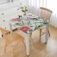 thumbnail image 1 of Wuche Tablecloths Square Table Cover Carnation Pink Flower Mother's Love white, 1 of 7