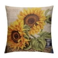 thumbnail image 1 of PIKWEEK  Throw Pillow Covers Christmas Decorative Couch Pillow Cases Pillow Square Cushion Cover for Sofa, Couch, Bed and Car (Sunflower), 1 of 5