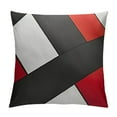 thumbnail image 1 of PIKWEEK   Throw Pillow Covers Modern Abstract Red Stripes Gray Black White Bold Grey Decorative Pillow Cases Home Decor Square Pillowcases, 1 of 5