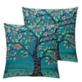 thumbnail image 1 of PIKWEEK  Throw Pillow Covers Natural Pattern Decorative Pillowcases (2 Pieces Set) Pillow Cases Home Car Decorative Trees and Birds, 1 of 6
