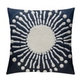 thumbnail image 1 of PIKWEEK  Throw Pillow Covers Navy Blue Decorative Floor Pillows Cover  Cushion Cover Throw Pillow Case for Couch Dark Blue Sunflower  Pillow, 1 of 5