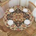 thumbnail image 1 of PIKWEEK Vintage Antique Oriental Turkish Persian Tablecloth Round Tablecloths Round Table Cover for Circular Table, 1 of 7