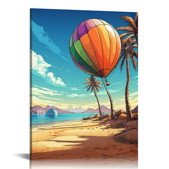 PIKWEEK Vintage Travel Posters Canvas Posters Print Picture Paintings Wall Art for Living Room Bedroom Home Decor,