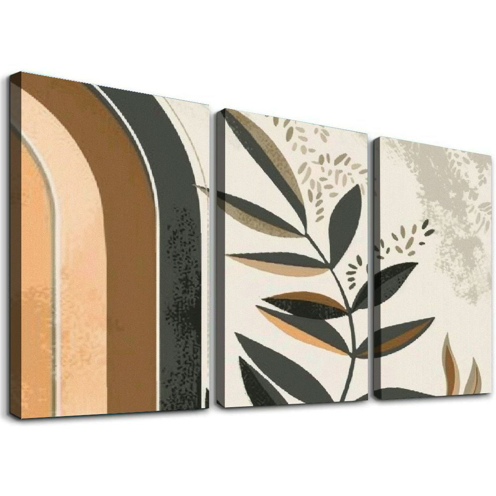 PIKWEEK Wall Art Minimalist Wall Art Boho Room Decor Century Modern