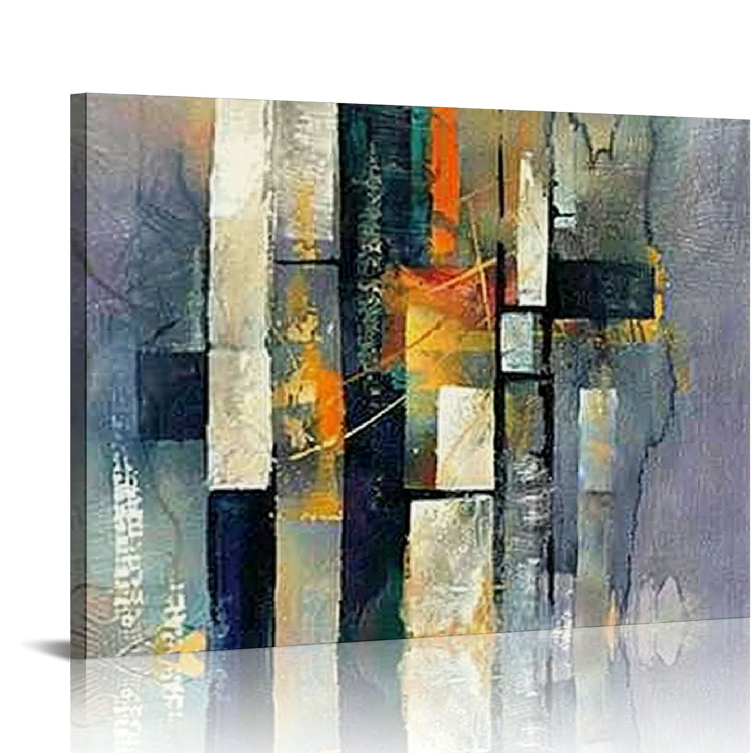 Beautiful view of Textured Geometric Wall Decor Abstract