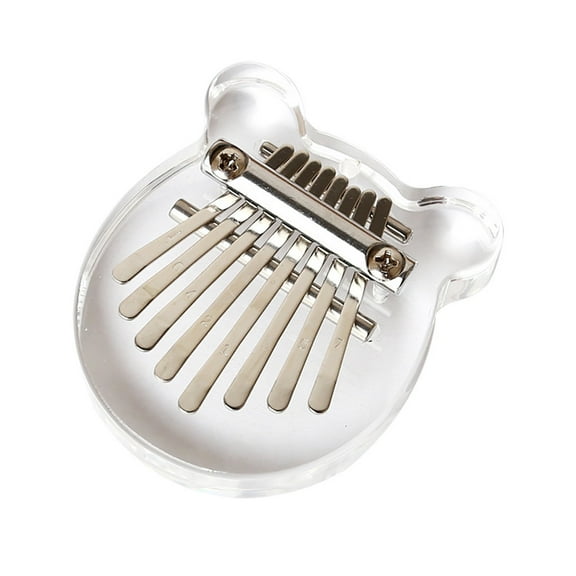 PILE Crystal Transparent Thumb Piano 8-tone Acrylic Panel Finger Piano