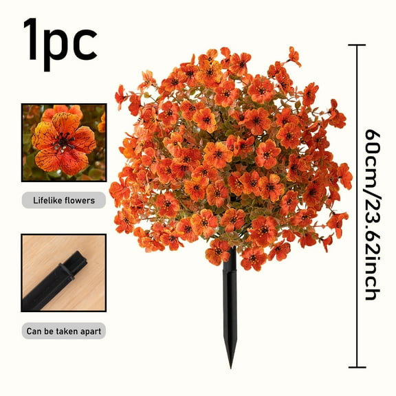 PILE Garden Stake Flowers Garden Figure Weatherproofs Ornament Garden Stakes Outdoor Decoration Flower Stake Sculpture Garden Decoration Flower Stakes Decorative