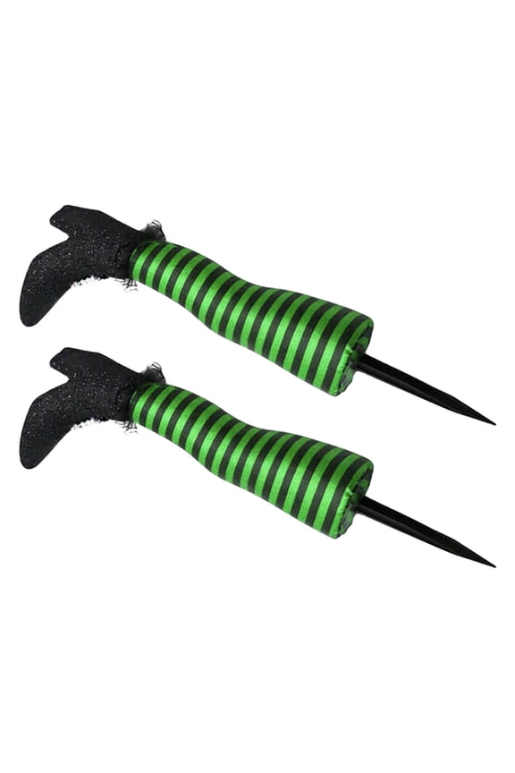 Halloween Home Decor 47cm Witch Leg Halloween Decoration Prosthetic Witch Leg Garden Decorations