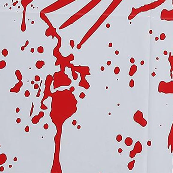 PILE Halloween Home Decor Halloween Bleeding Tablecloth Party Layout Props Handprint