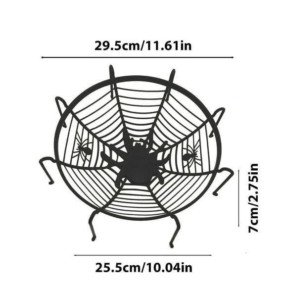 PILE Halloween Home Decor Halloween Cobwebs Candy Basket. Fruit Basket Halloween Candy Container Halloween Fruit Basket Food Basket