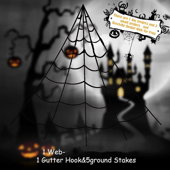 PILE Halloween Home Decor Halloween Decoration Props Halloween Super Fan Web Party Easter Decoration Props