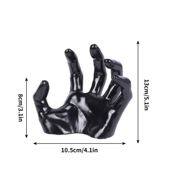 PILE Halloween Home Decor Halloween Decorations Indoor Wall Mounted Creepy Reaching Hands With Lighted Candles Hand Horror Decorations Goth Gothic Hanging Wall Art Home