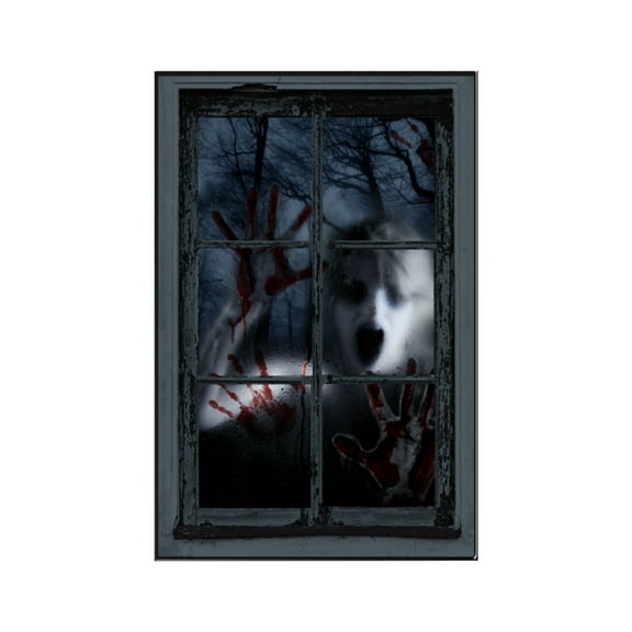 PILE Halloween Home Decor Halloween Horror Scary Window Stickers Window Decorations Party Decorations Interior Halloween Decoration