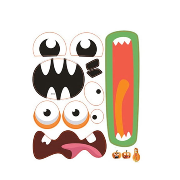 PILE Halloween Home Decor Halloween Making DIY Decoration Funny Funny Graffiti Decal Stickers