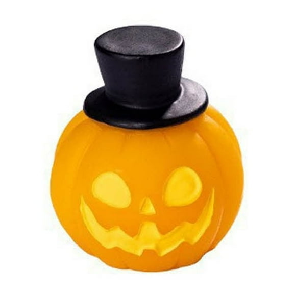 PILE Halloween Home Decor Halloween Pumpkin Head -in-the-Dark Resin Decor Miniature Night Light For Desktop Home Party Decoration Holiday Gift