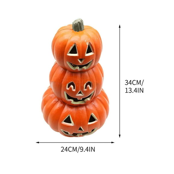 PILE Halloween Home Decor Halloween Pumpkin Lantern Halloween Scene Decoration Funny Pumpkin Lantern Hollow Out Big Pumpkin