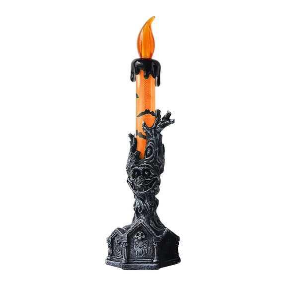 PILE Halloween Home Decor Halloween Skeleton Tree Skeleton Hand Holding Candle Lamp Decoration Party Lamp Props