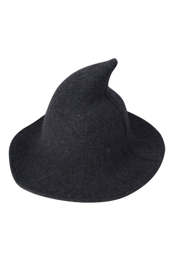 Halloween Home Decor Halloween Witch Hat With Pointed Top Party Funny Knitted Wool Hat