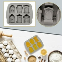 PILE Halloween Home Decor Large Skull Cake Pan Haunted Baking Cake For Halloween And Birthday Party