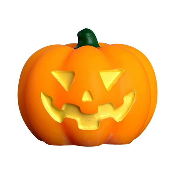 PILE Halloween Home Decor Mini Halloween Garden Figurines Cute Pumpkin Ghost Resin Miniature Model Witch Figurines Decorated Halloween Party DIY Decoration