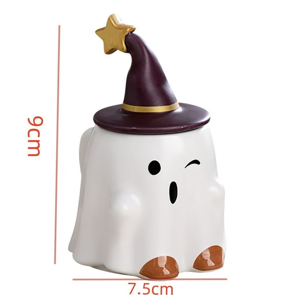 PILE Halloween Home Decor New Halloween Popular Ceramic Cup Cute Ghost Lovely Mark Cup