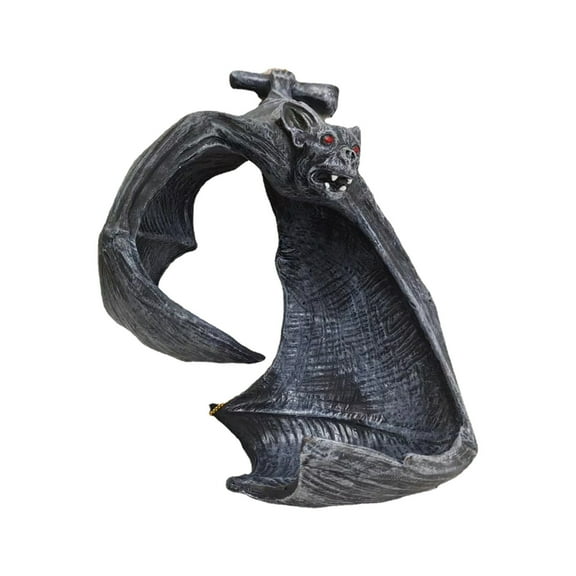 PILE Halloween Home Decor New Holiday Wall Decoration Bats Light Bats Candle Wall Hanging Candle Base Halloween Resin