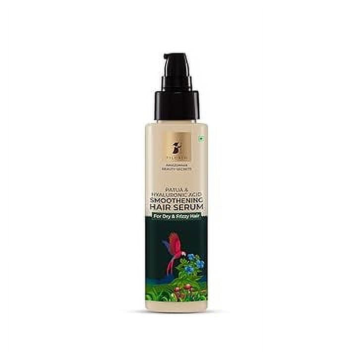 PILGRIM Amazonian Patua Hyaluronic Acid Smoothening Hair Serum For Dry Frizzy Hair Serum For Hair Smoothening Hydrates Detangles Smoothens