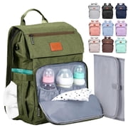 Baby Diaper Bag Backpack - Large Bag for Boys & Girls, Waterproof Diaper Backpack - Travel Diaper Bags w/Changing Pad Baby Registry Search & Shower Gifts - Esse