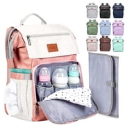 Baby Diaper Bag Backpack - Large Bag for Boys & Girls, Waterproof Diaper Backpack - Travel Diaper Bags w/Changing Pad, Baby Registry Search & Shower Gifts - Ess