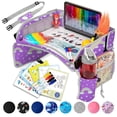 thumbnail image 1 of PILLANI Kids Travel Tray for Car - Car Seat Tray for Kids Travel, Road Trip Essentials, Carseat Table for Roadtrip Activities - Must Have Toddler Lap Desk Organizer for Airplane - Car Accessories, 1 of 7