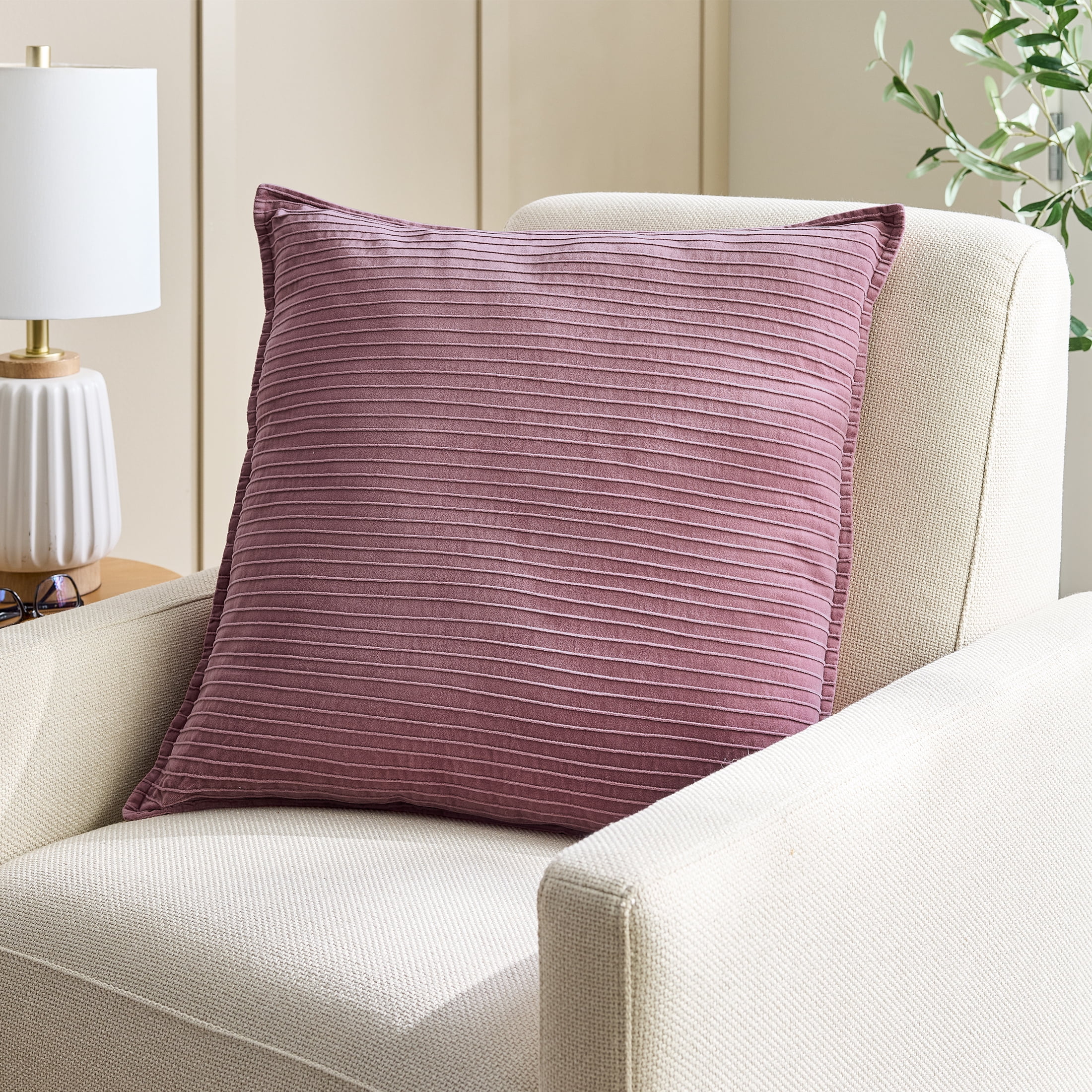 LIAM VELVET THROW PILLOW COVER