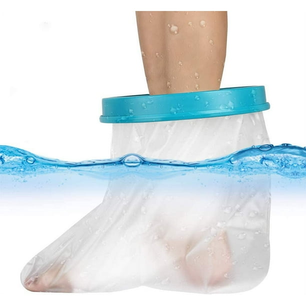 PILLYBALLA Waterproof Foot Cast Cover, Ankle Wound Protector for Shower
