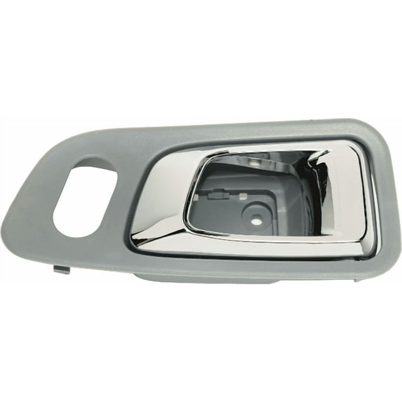 PILOT 03-08 FRONT INTERIOR DOOR HANDLE RH, Chrome+Green, Plastic