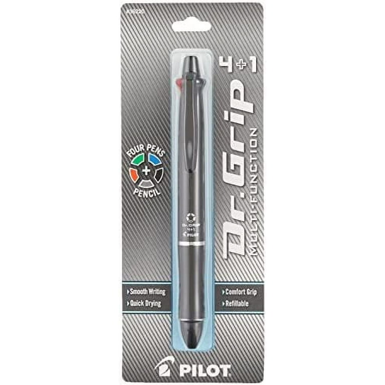  DUNBONG Multi Color Pen Black 4 In 1 Multi function Pen with  Black, Blue, Red, Green, Metal Gel Ballpoint Pen, 1-Count (Black) : Office  Products