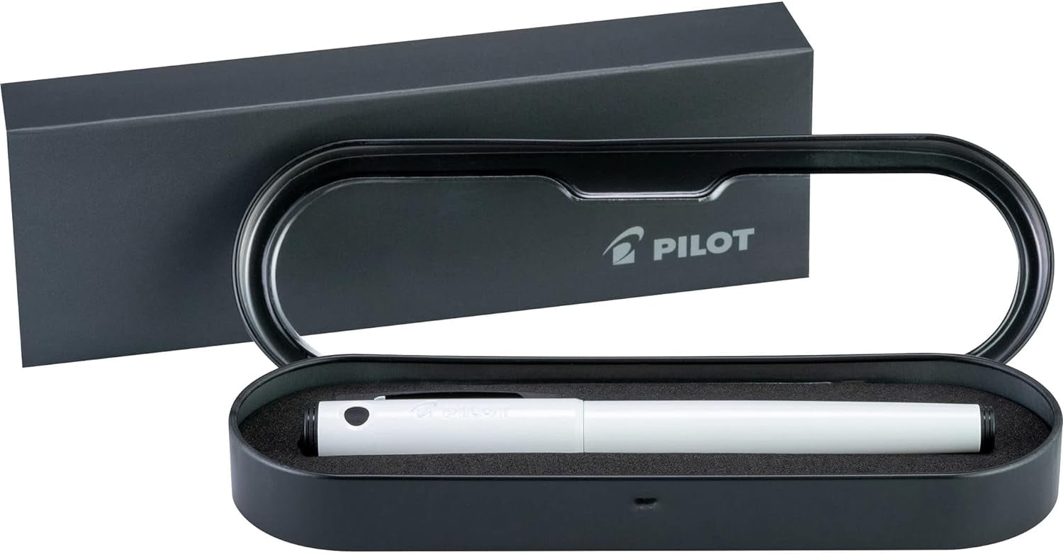 PILOT Explorer Lightweight Gel Rollerball Pen in Gift Box, White Barrel, Fine Point (17067)
