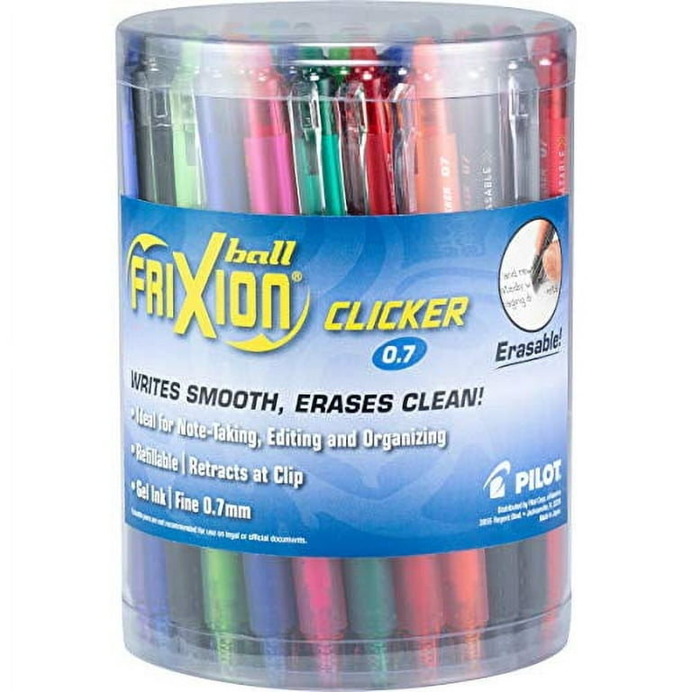 Pilot FriXion Clicker Retractable Erasable Gel Ink Pen Set, Pack of 3 –  Value Products Global