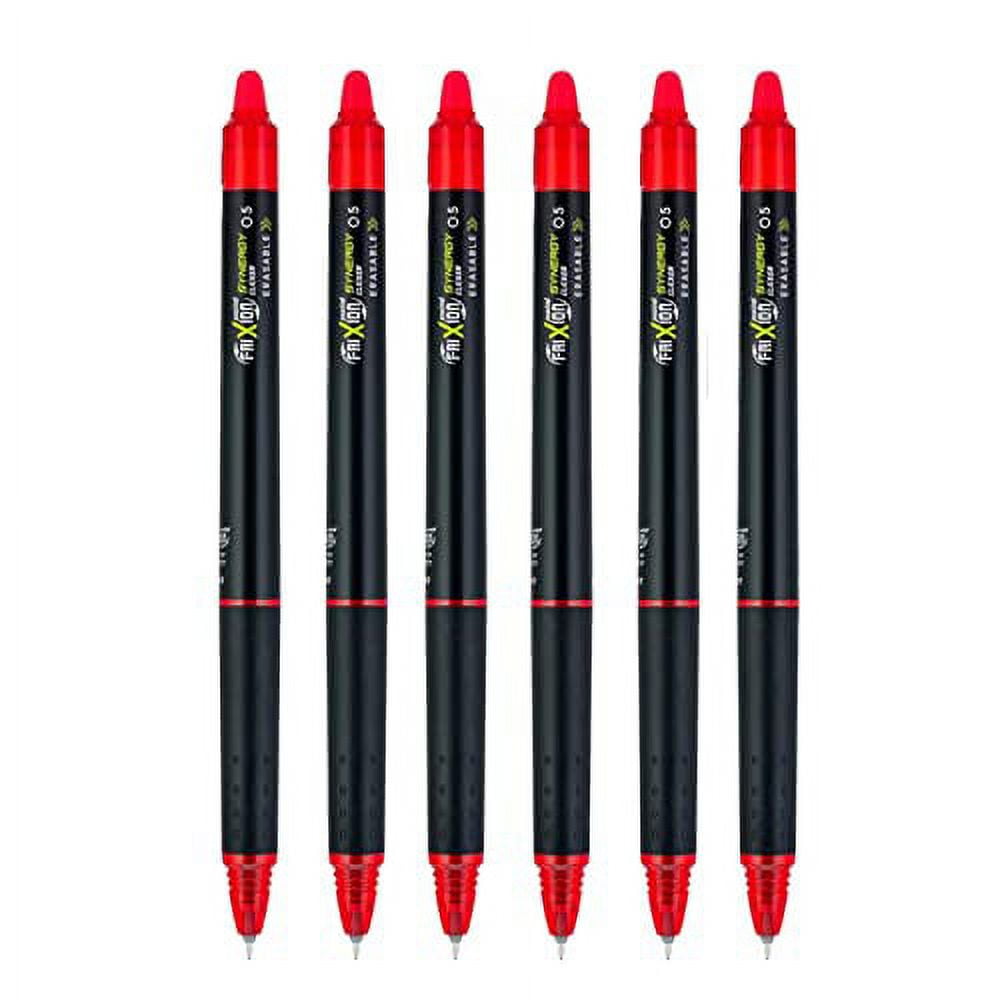 PILOT FriXion Synergy Clicker Retractable & Erasable Gel Ink Pens, 0