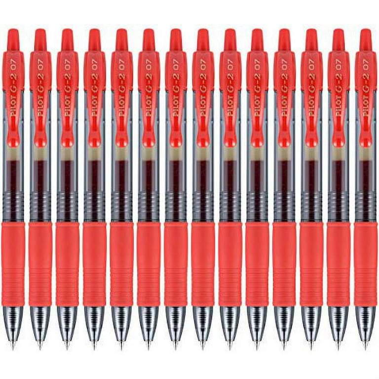  Pilot G2 Retractable Premium Gel Ink Roller Ball Pens Extra  Fine Point (Black, 10-Pack) : Office Products