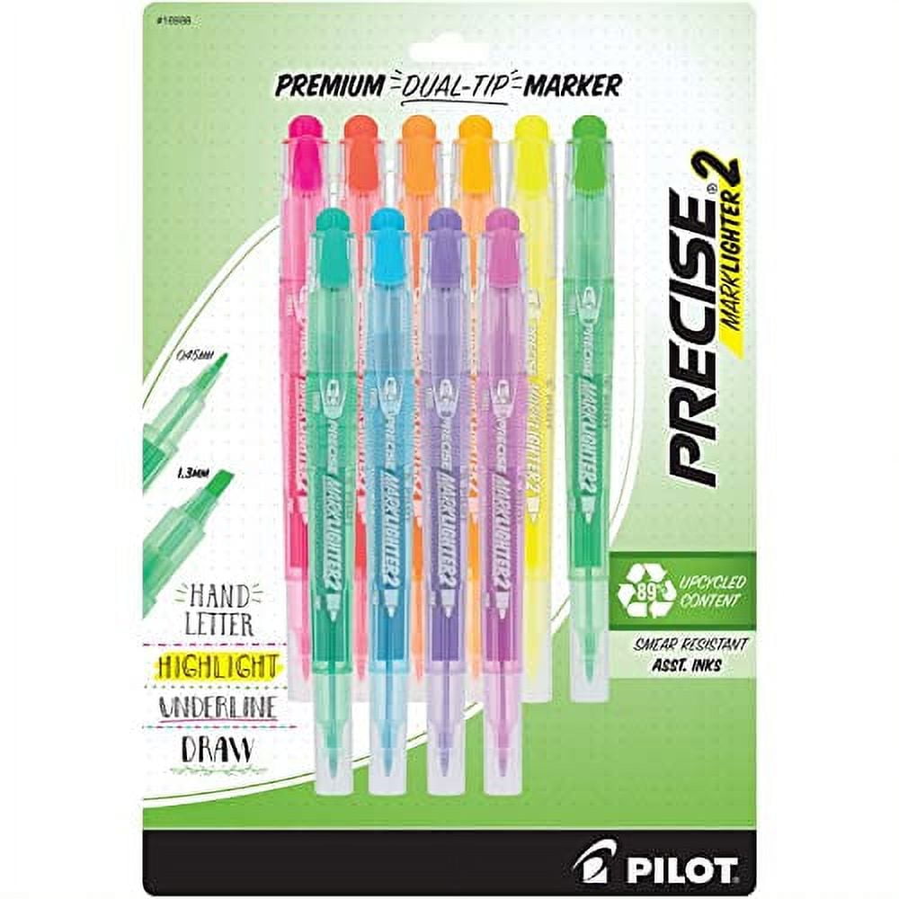 PILOT Precise Marklighter2 Dual Tip Highlighters - Walmart.com