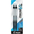 thumbnail image 1 of PILOT Precise V7 RT Refillable & Retractable Liquid Ink Rolling Ball Pens, Fine Point (0.7mm) Black Ink, 2-Pack (26056), 1 of 3